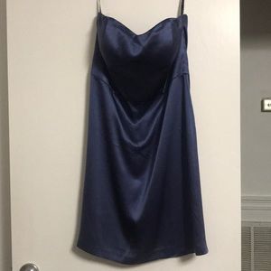 Blue cocktail dress